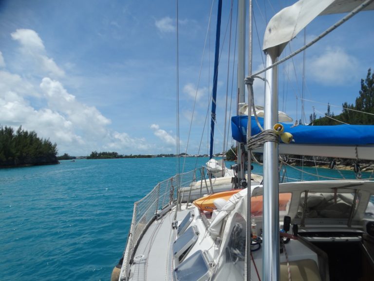 Entering St Georges Harbor
